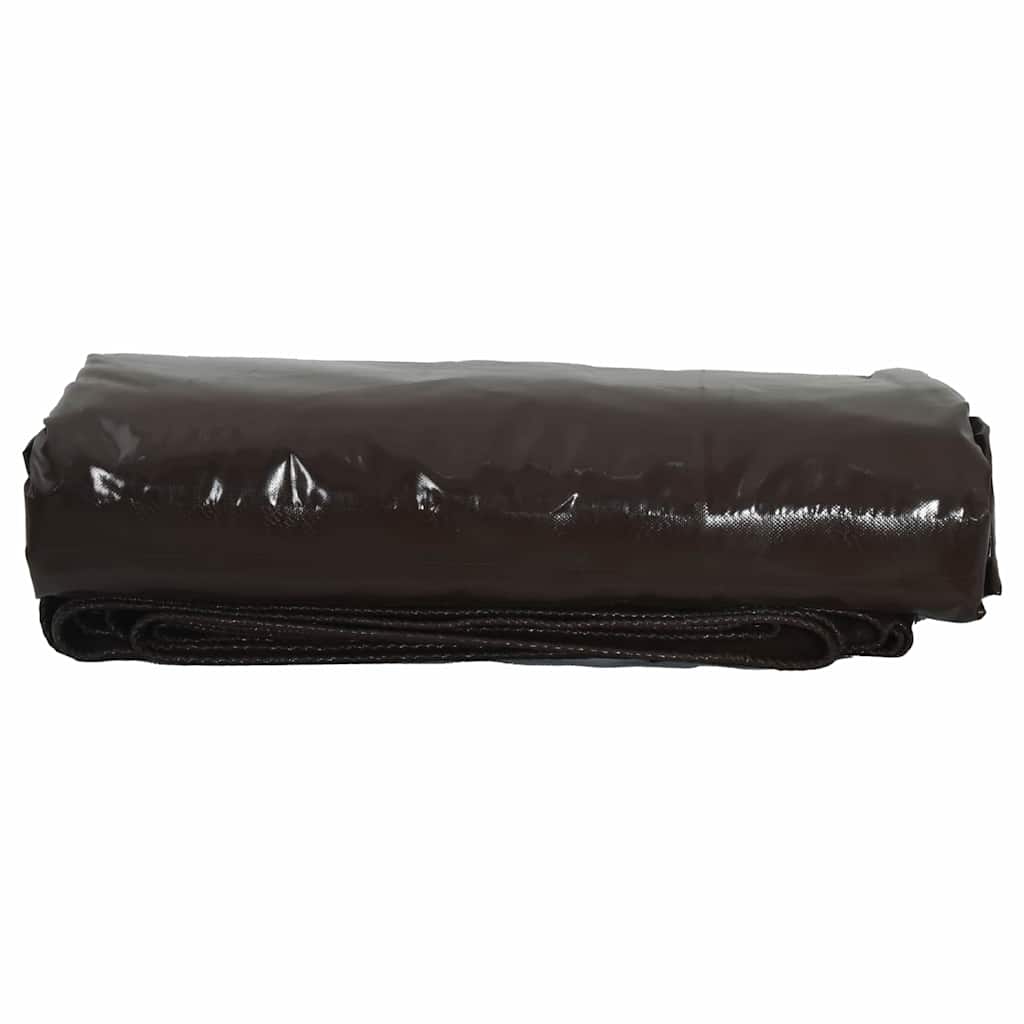 Plachta 650G / M² Hnědá 3 X 3 M Plátno S Pvc Povrchovou Úpravou