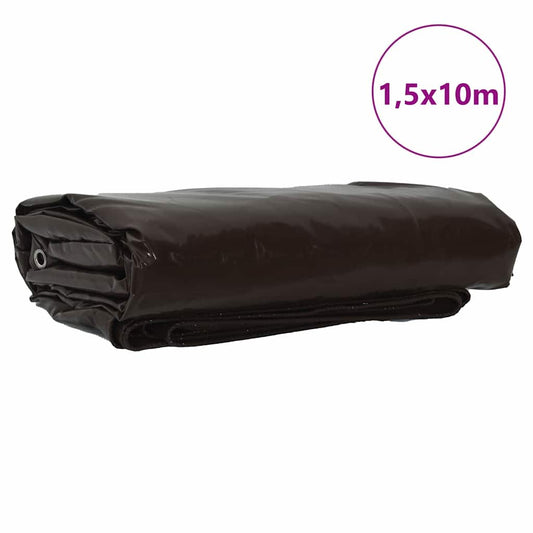 Plachta 650G / M² Hnědá 1,5 X 10 M