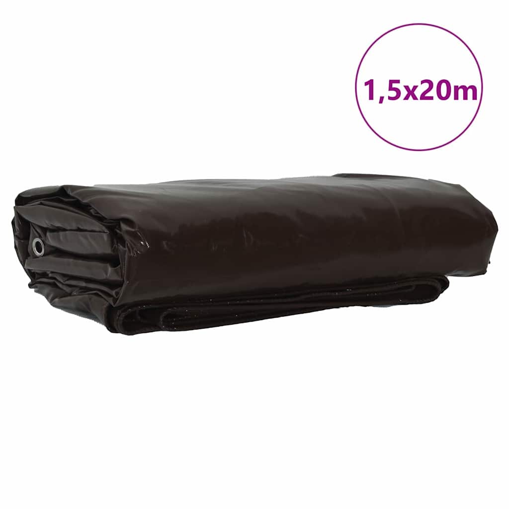 Plachta 650G / M² Hnědá 1,5 X 20 M