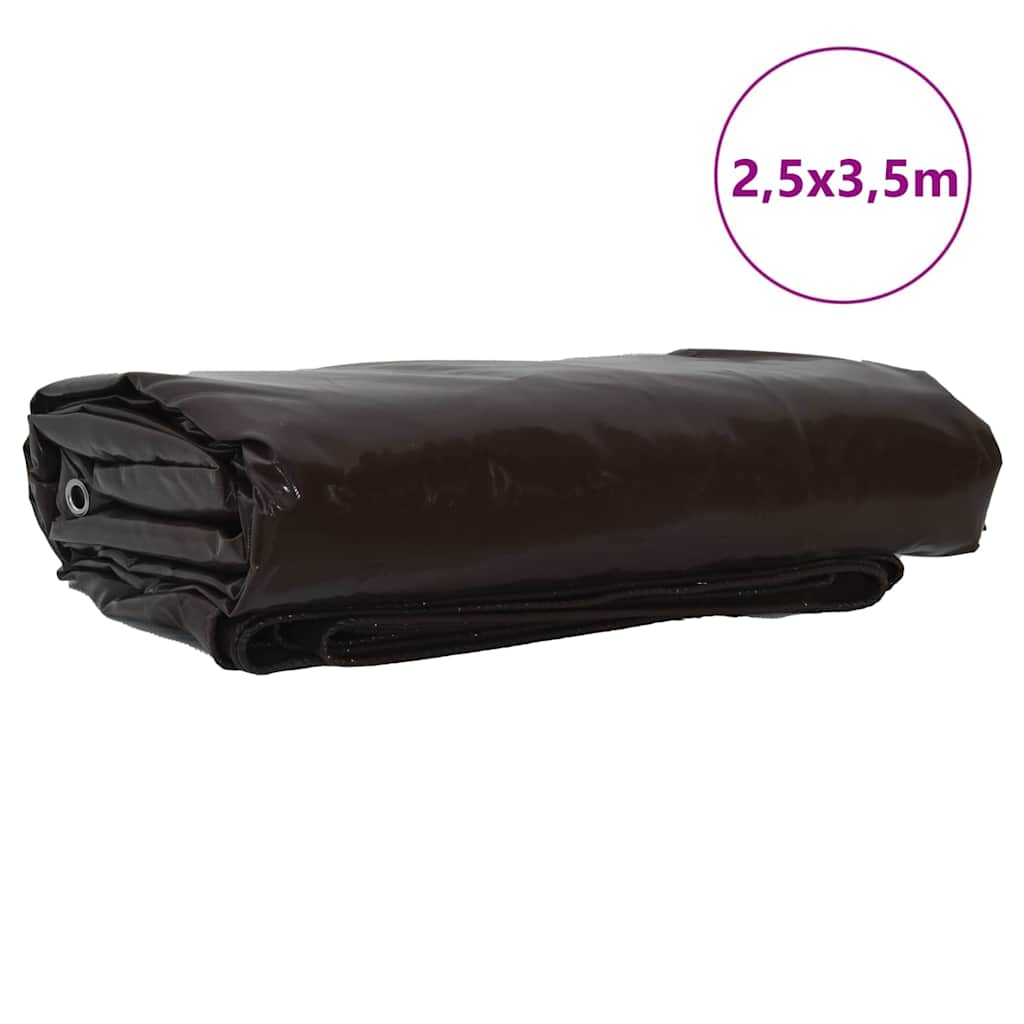 Plachta 650G / M² Hnědá 2,5 X 3,5 M