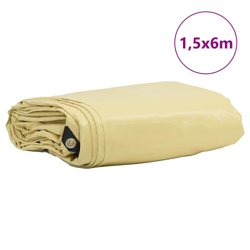 Plachta 650G / M² Béžová 1,5 X 6 M