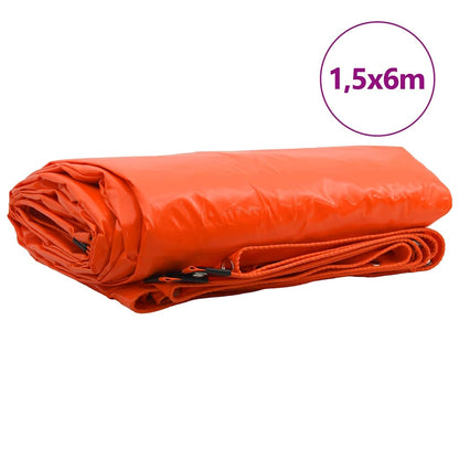 Plachta 650G / M² Oranžová 1,5 X 6 M