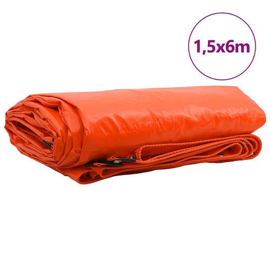 Plachta 650G / M² Oranžová 1,5 X 6 M