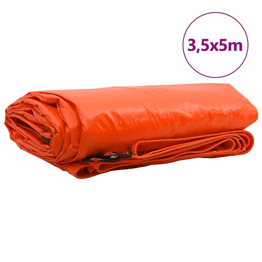 Plachta 650G / M² Oranžová 3,5 X 5 M
