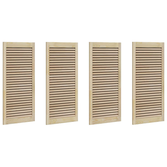 Skříňové Dveře Se Dveřmi 4 Ks Přírodní 49,5 X 2,1 X 110 Cm