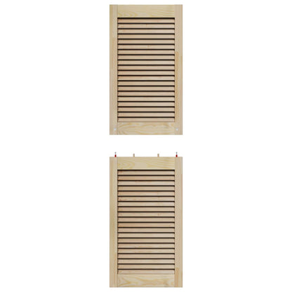 Skříňové Dveře Se Dveřmi 4 Ks Přírodní 140,5 X 2,1 X 39,5 Cm