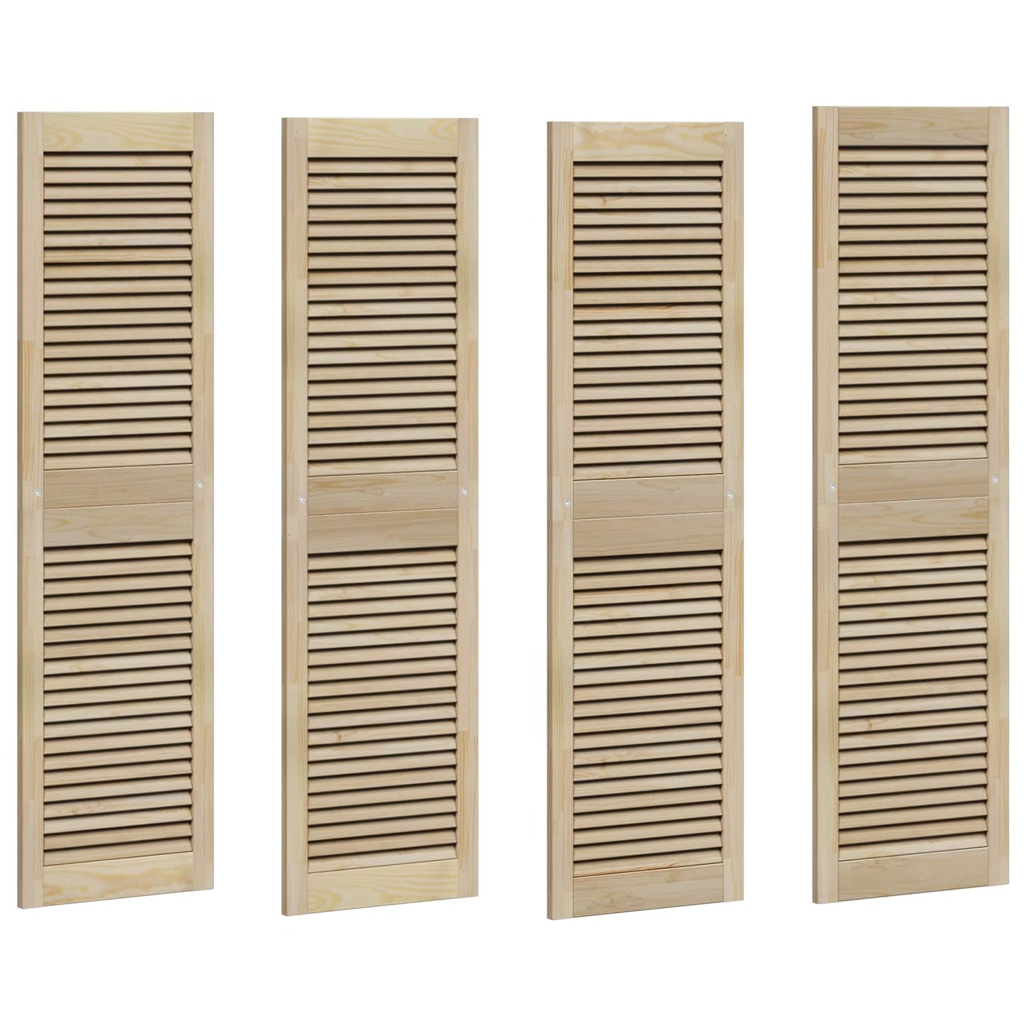 Skříňové Dveře Se Dveřmi 4 Ks Přírodní 140,5 X 2,1 X 39,5 Cm