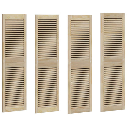 Skříňové Dveře Se Dveřmi 4 Ks Přírodní 140,5 X 2,1 X 39,5 Cm
