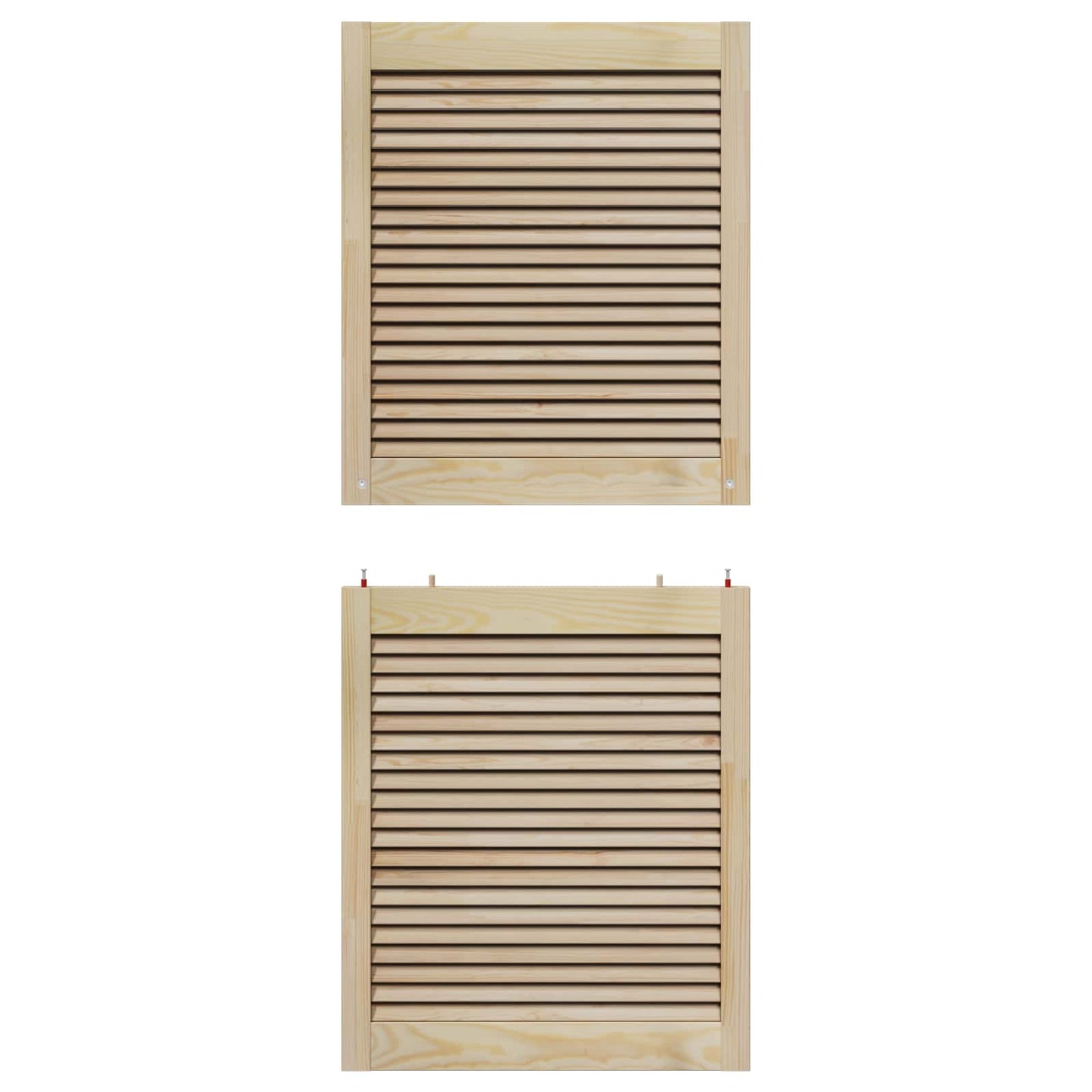 Skříňové Dveře Se Dveřmi 4 Ks Přírodní 140,5 X 2,1 X 59,5 Cm
