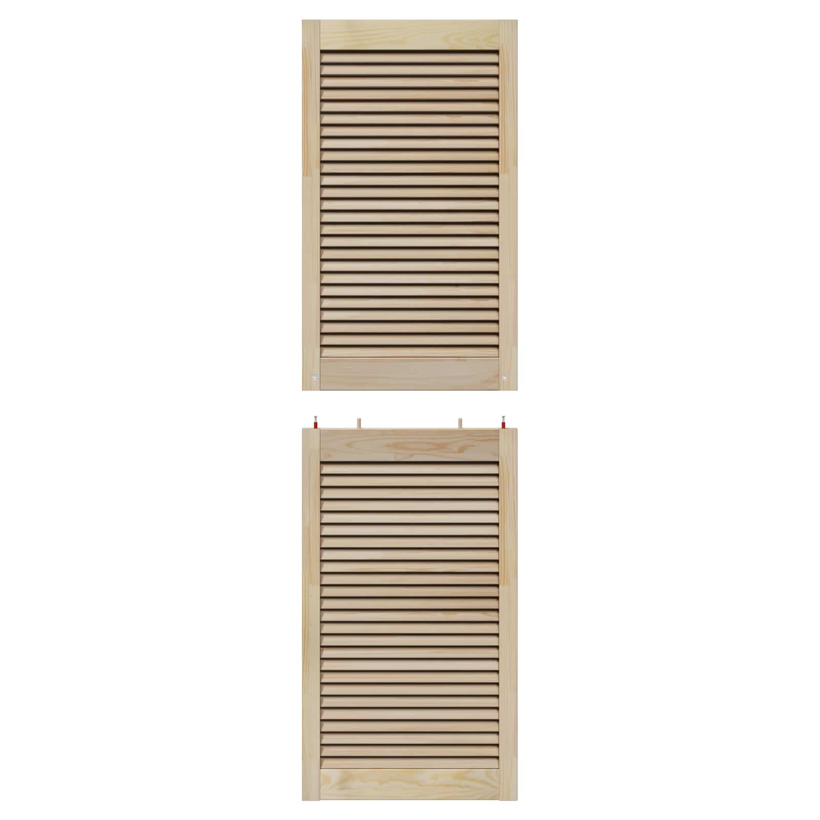 Skříňové Dveře Se Dveřmi 4 Ks Přírodní 170 X 2,1 X 49,5 Cm