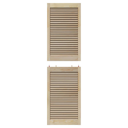 Skříňové Dveře Se Dveřmi 4 Ks Přírodní 170 X 2,1 X 49,5 Cm