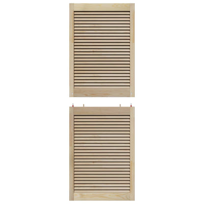 Skříňové Dveře Se Dveřmi 4 Ks Přírodní 170 X 2,1 X 59,5 Cm