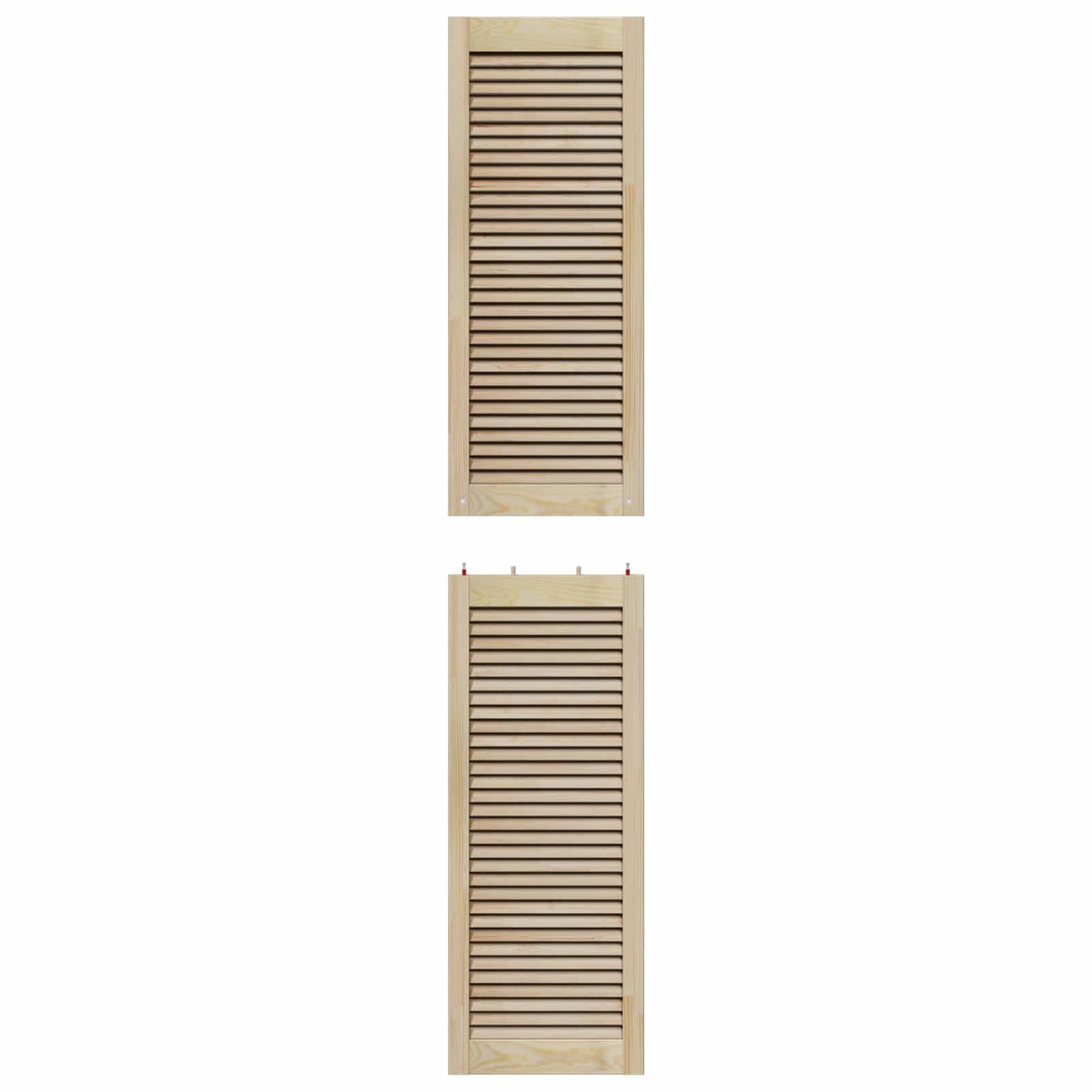 Skříňové Dveře Se Dveřmi 4 Ks Přírodní 201 X 2,1 X 39,5 Cm