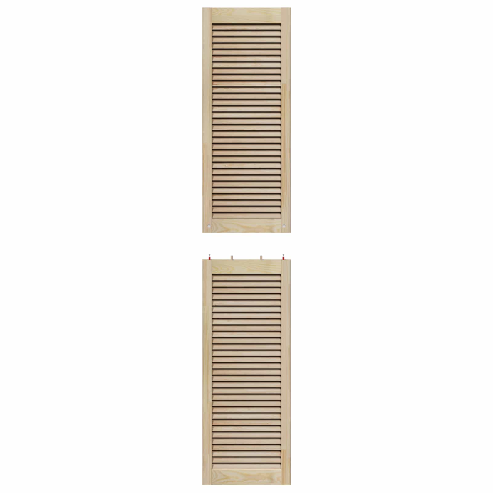 Skříňové Dveře Se Dveřmi 4 Ks Přírodní 201 X 2,1 X 39,5 Cm