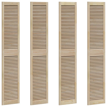 Skříňové Dveře Se Dveřmi 4 Ks Přírodní 201 X 2,1 X 39,5 Cm