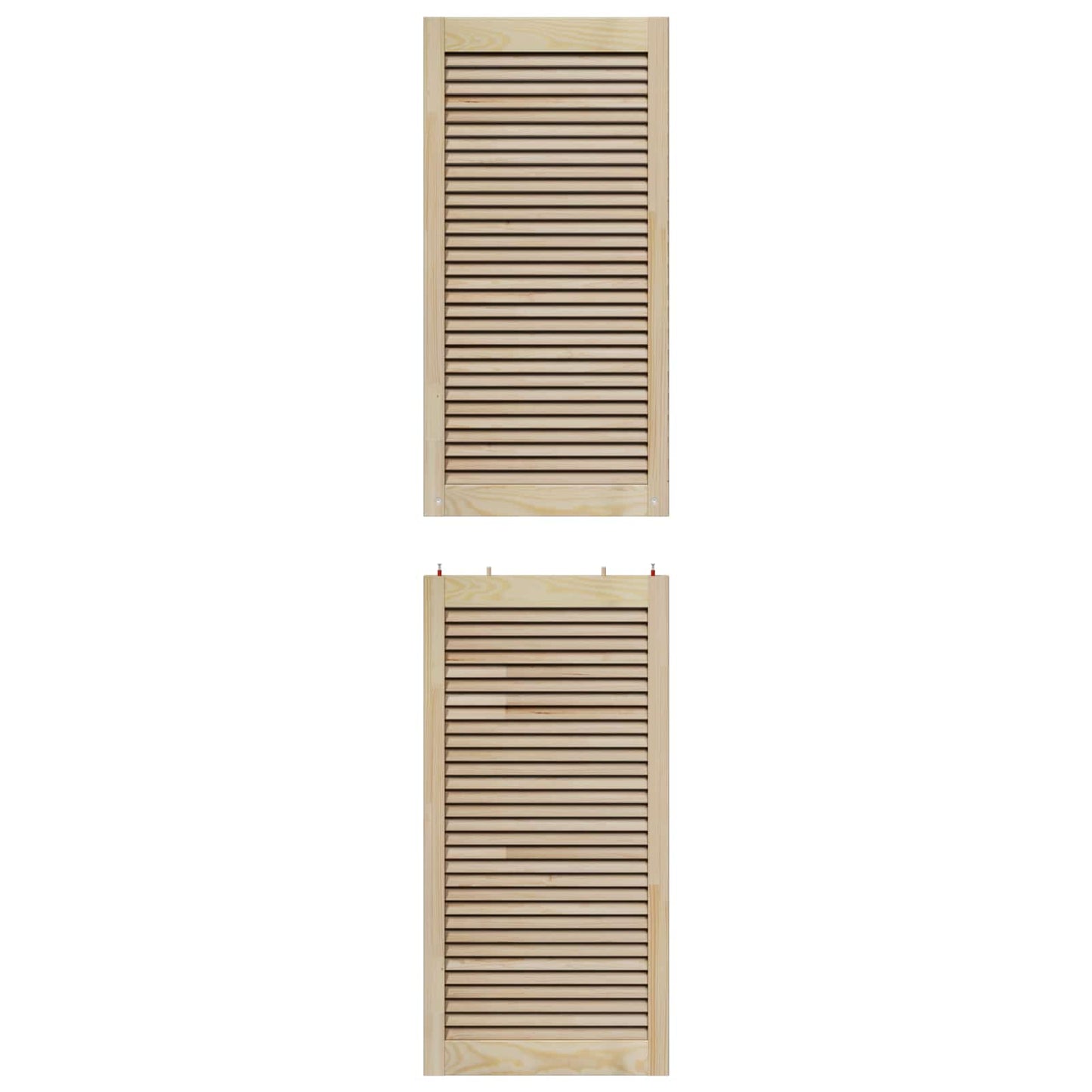 Skříňové Dveře Se Dveřmi 4 Ks Přírodní 201 X 2,1 X 49,5 Cm