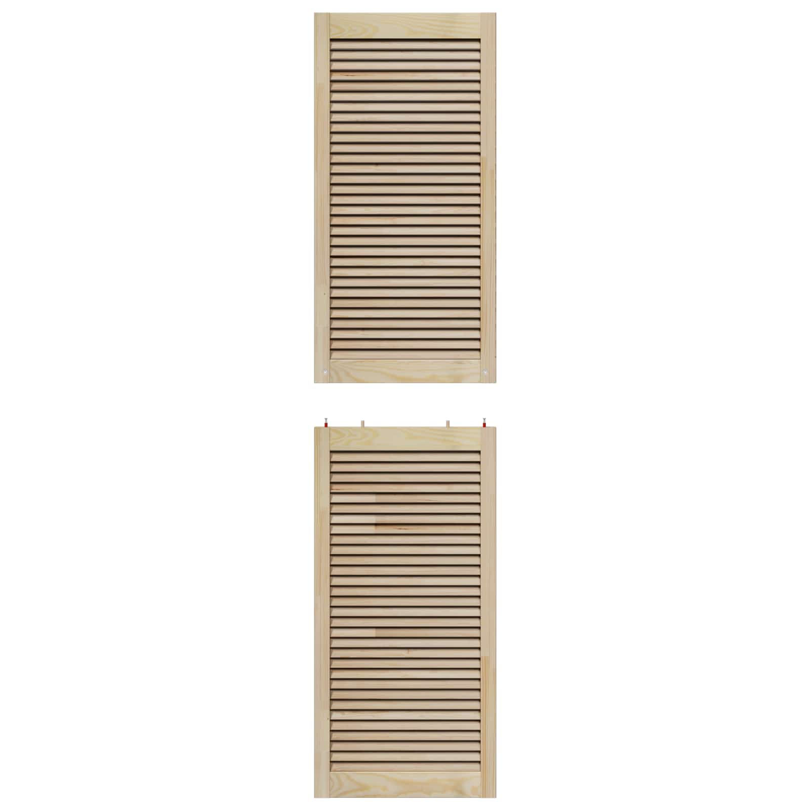 Skříňové Dveře Se Dveřmi 4 Ks Přírodní 201 X 2,1 X 49,5 Cm