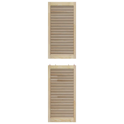 Skříňové Dveře Se Dveřmi 4 Ks Přírodní 201 X 2,1 X 49,5 Cm