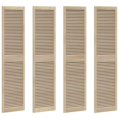 Skříňové Dveře Se Dveřmi 4 Ks Přírodní 201 X 2,1 X 49,5 Cm