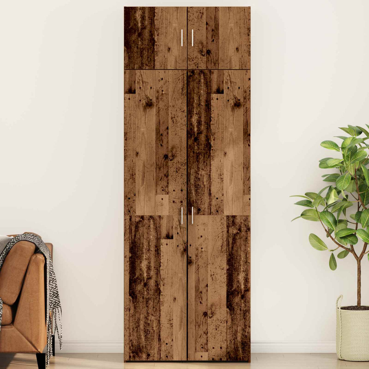Úložná Skříňka 2 Ks 80 X 42,5 X 225 Cm
