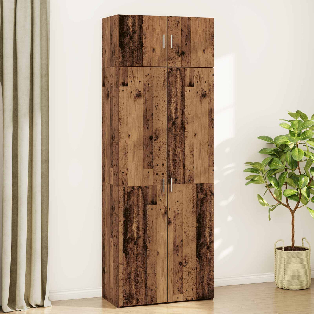 Úložná Skříňka 2 Ks 80 X 42,5 X 225 Cm