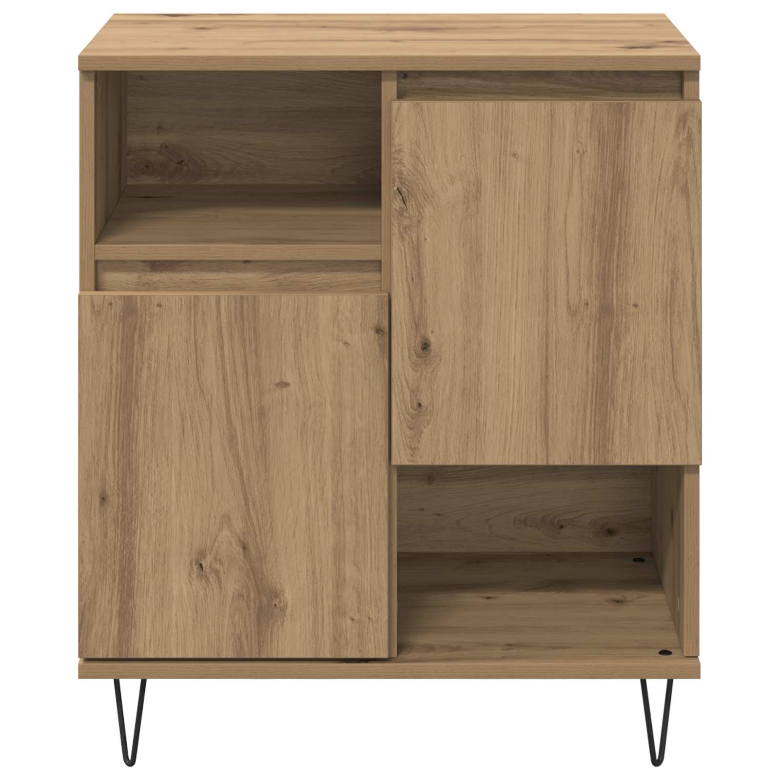 Servírovací Skříň 2 Ks Artisanový Dub 60 X 35 X 70 Cm