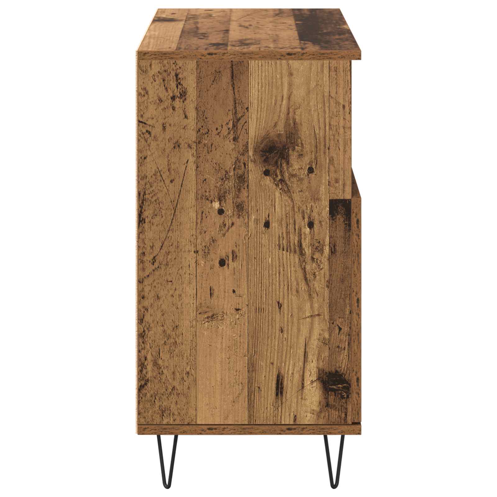 Servírovací Skříň 3 Ks Staré Dřevo 60 X 35 X 70 Cm