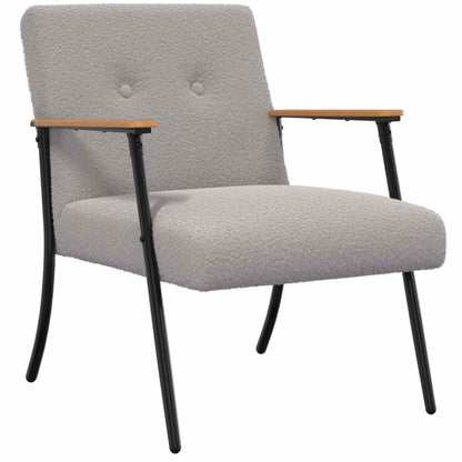 Křeslo Kudrnatá Látka Podobná Vlně