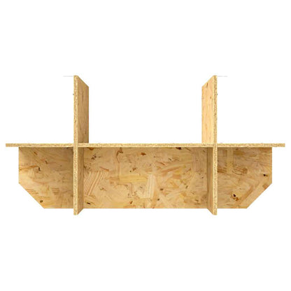 Základ Terária S Policí Hnědá 80 X 40 X 50 Cm Osb