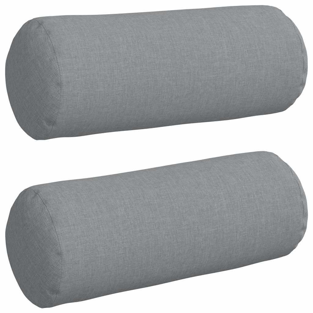 Polštáře 2 Ks Textil Ø 15 X 40 Cm