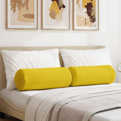 Polštáře 2 Ks Textil Ø 15 X 40 Cm