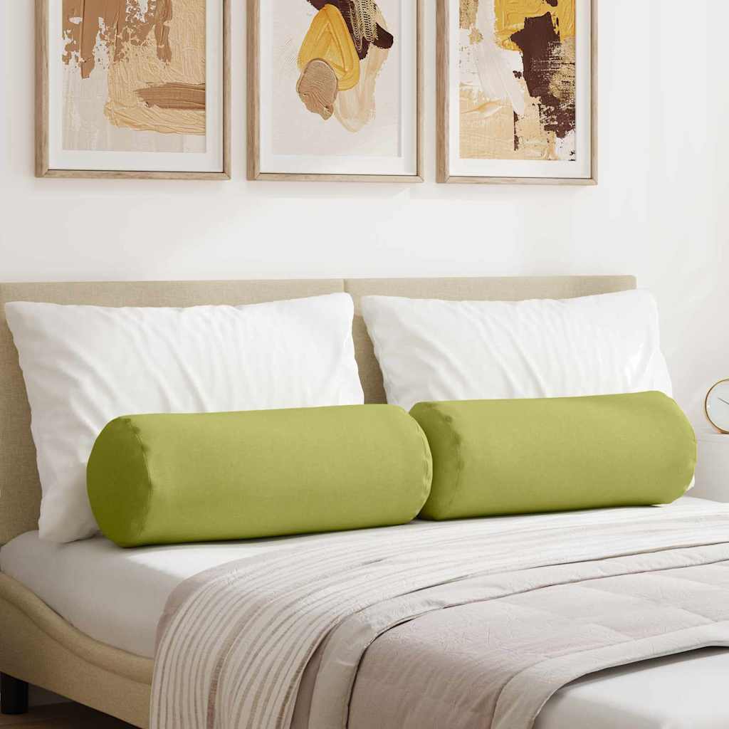 Polštáře 2 Ks Textil Ø 15 X 40 Cm