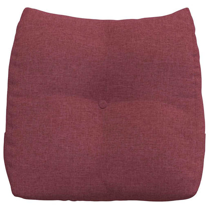 Polštář Na Záda Víno Červené 45 X 24 X 50 Cm Textil