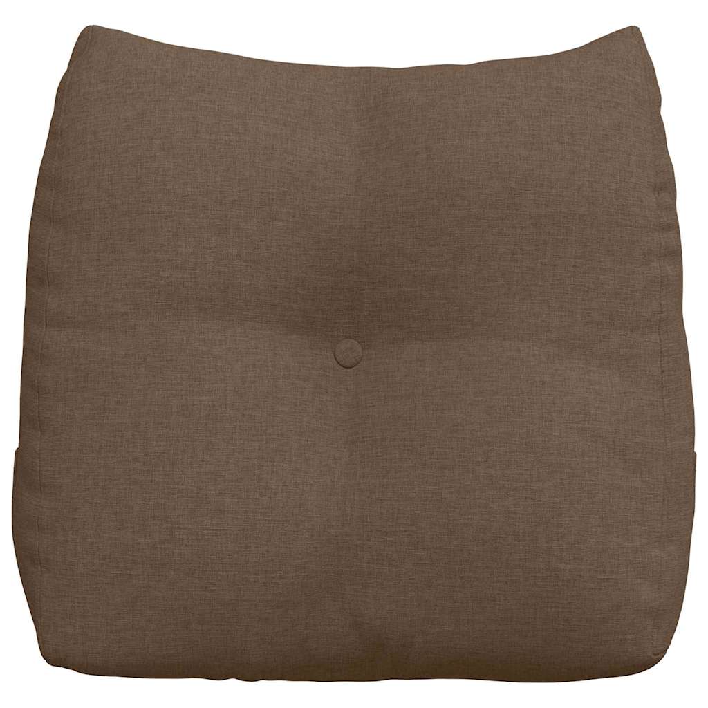 Polštář Na Záda Hnědá 45 X 24 X 50 Cm Textil