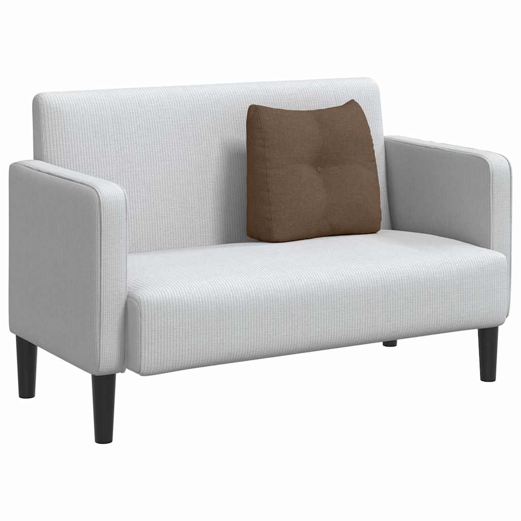 Polštář Na Záda Hnědá 45 X 24 X 50 Cm Textil