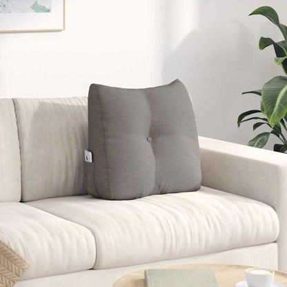 Polštář Na Záda Taupe 45 X 24 X 50 Cm Textil