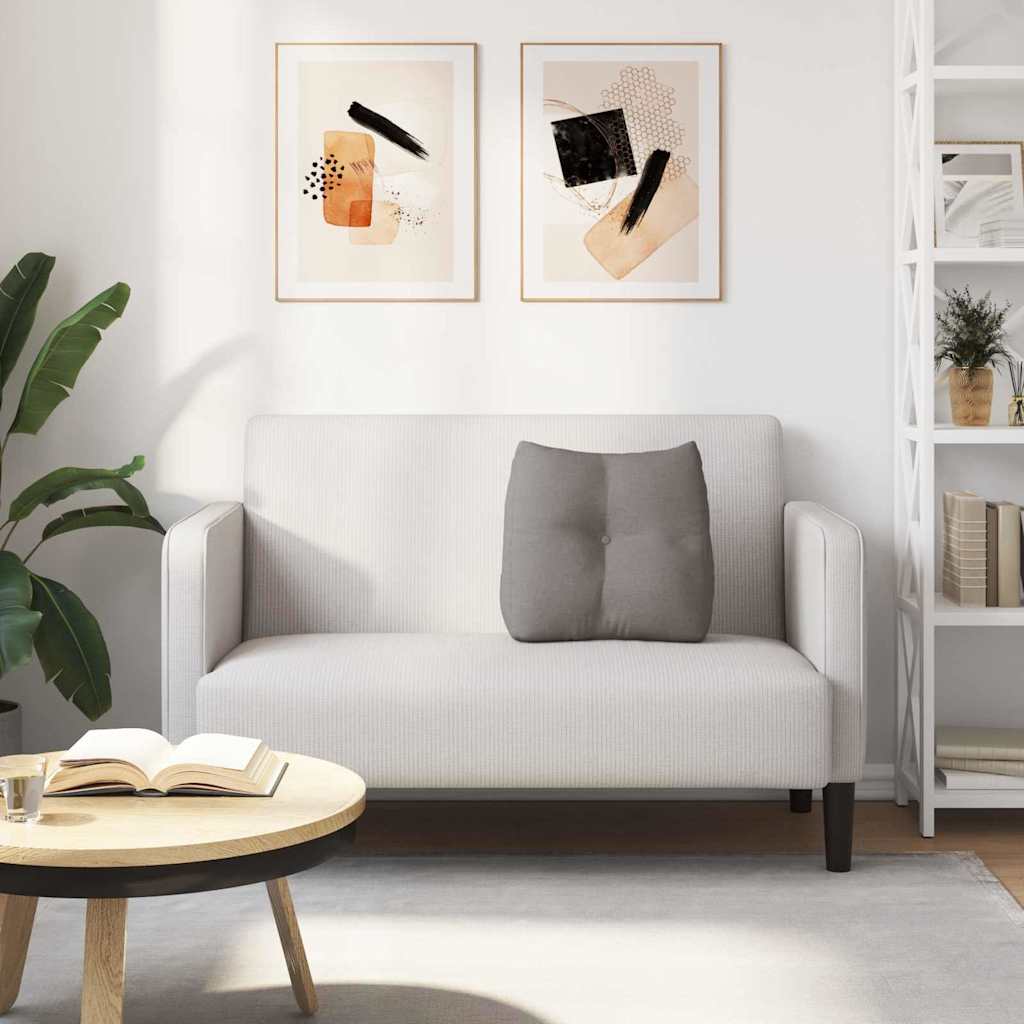 Polštář Na Záda Taupe 45 X 24 X 50 Cm Textil