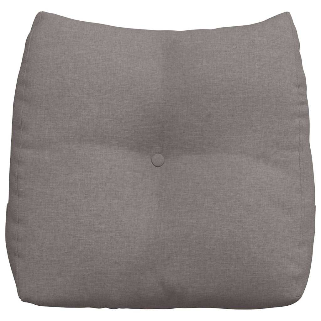 Polštář Na Záda Taupe 45 X 24 X 50 Cm Textil