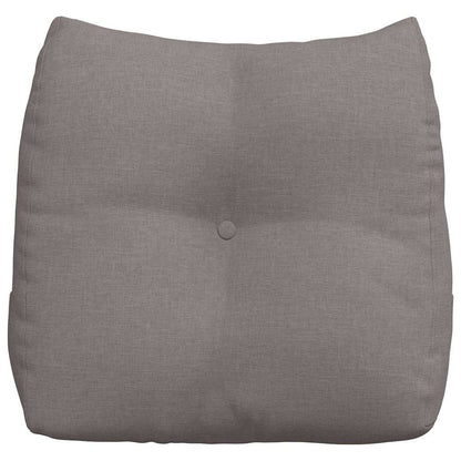 Polštář Na Záda Taupe 45 X 24 X 50 Cm Textil