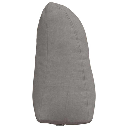 Polštář Na Záda Taupe 45 X 24 X 50 Cm Textil