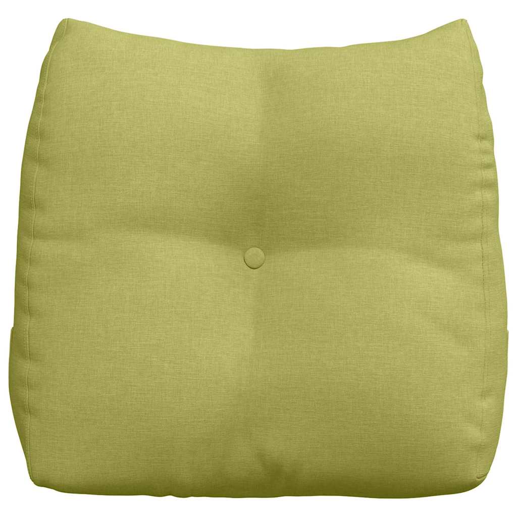 Polštář Na Záda Světlá Zelená 45 X 24 X 50 Cm Textil