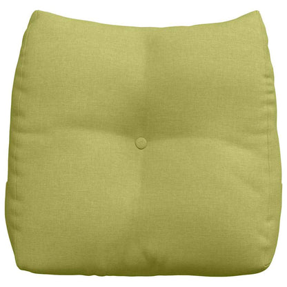 Polštář Na Záda Světlá Zelená 45 X 24 X 50 Cm Textil