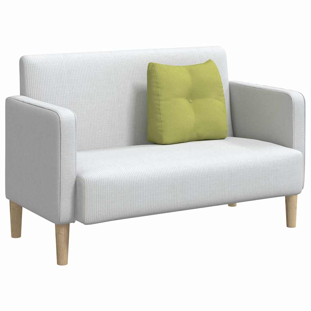 Polštář Na Záda Světlá Zelená 45 X 24 X 50 Cm Textil