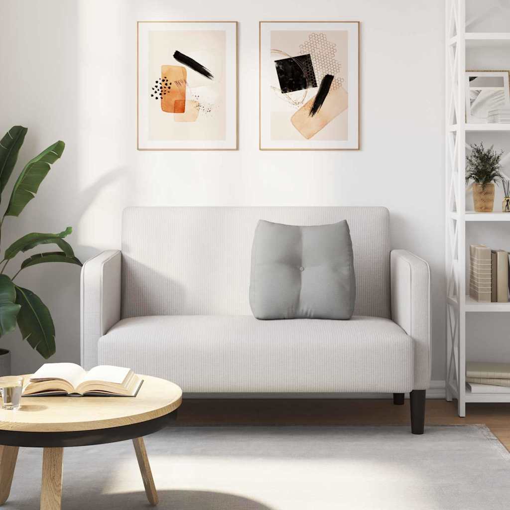 Polštář Na Záda Oblačno Šedá 45 X 24 X 50 Cm Textil
