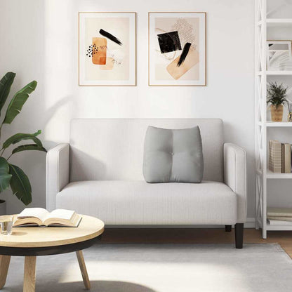 Polštář Na Záda Oblačno Šedá 45 X 24 X 50 Cm Textil