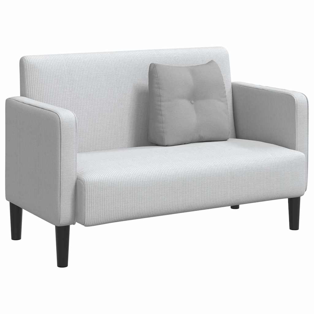 Polštář Na Záda Oblačno Šedá 45 X 24 X 50 Cm Textil
