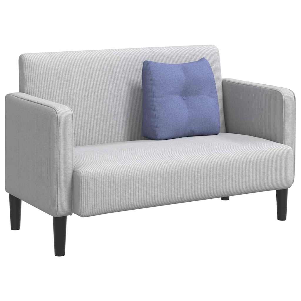 Polštář Na Záda Modrá Džínovina 45 X 24 X 50 Cm Textil