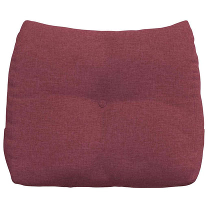 Polštář Na Záda Víno Červené 60 X 24 X 50 Cm Textil