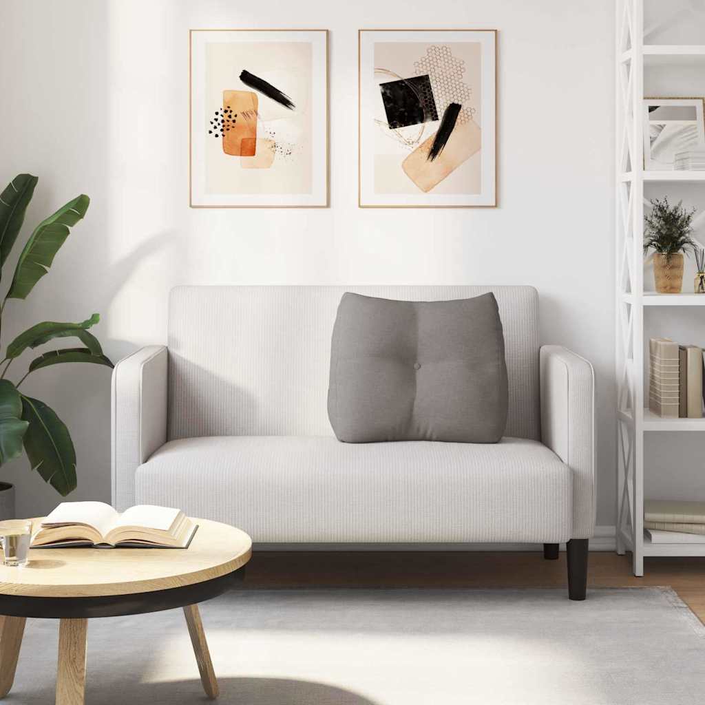 Polštář Na Záda Taupe 60 X 24 X 50 Cm Textil