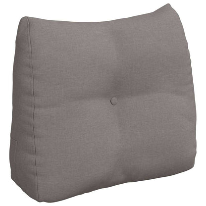 Polštář Na Záda Taupe 60 X 24 X 50 Cm Textil